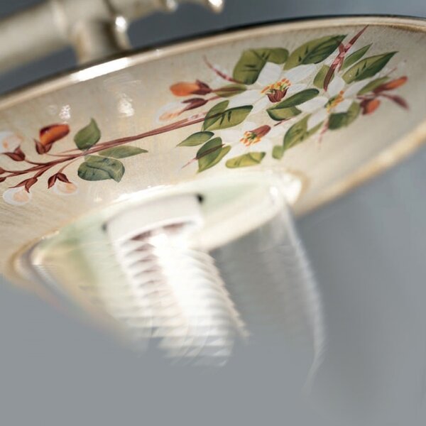 Lampadario classico ferroluce genova a402 so e27 led alluminio sospensione - Ferroluce