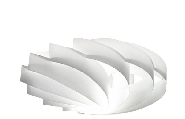 Plafoniera moderna linea zero flat p e27 led polilux bianco lampada soffitto - Linea Zero