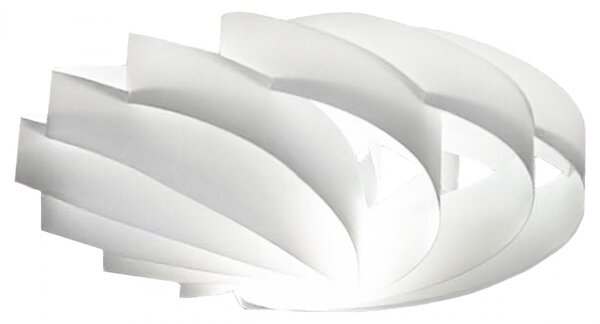 Plafoniera moderna linea zero flat p e27 led polilux bianco lampada soffitto - Linea Zero