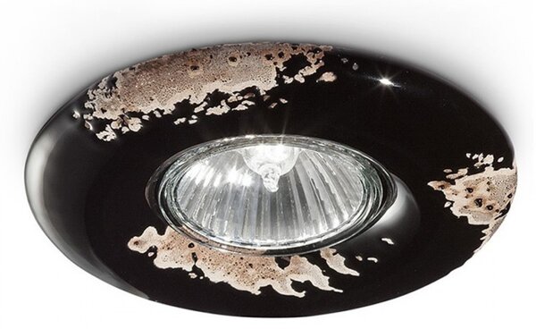 Faretto incasso rustico ferroluce retrò vintage c481 gu10 led ceramica spot - Retrò