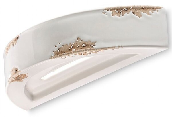 Applique rustico ferroluce retrò vintage c603 r7s led ceramica lampada parete - Retrò