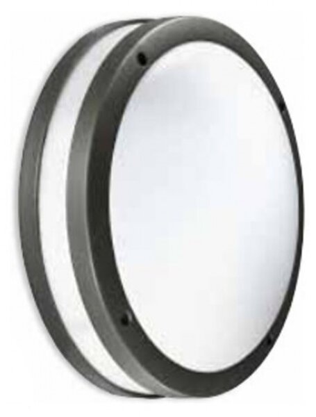 Applique gea led ura r ges290 e27 led ip54 lampada parete soffitto tonda moderna esterno - Gea Led