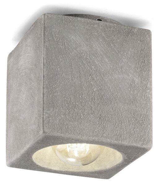 Plafoniera rustica ferroluce retrò vintage c987 e27 led ceramica lampada soffitto - Retrò