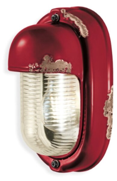 Applique rustica ferroluce retrò vintage c292 e27 led ceramica lampada parete - Retrò