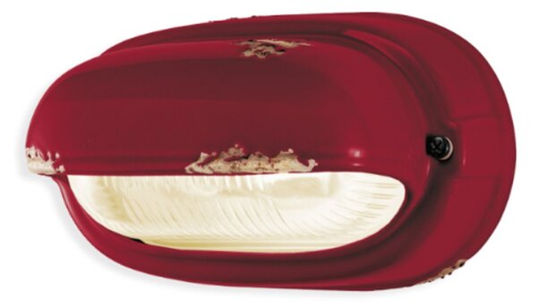 Applique rustico ferroluce retrò vintage c291 e27 led ceramica lampada parete - Retrò