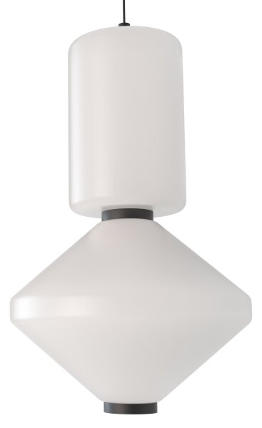 MAXLIGHT P0467 - Lampadario LED a sospensione con filo AKIKO LED/16W/230V diametro 20 cm bianco