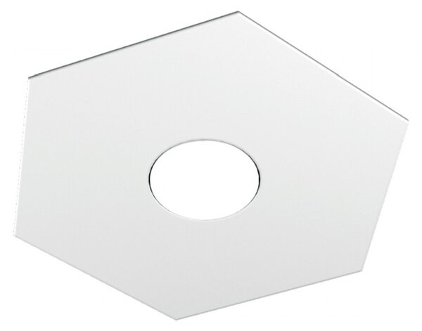 Applique moderno top light hexagon 1142 1l gx53 led metallo lampada parete soffitto - Top Light