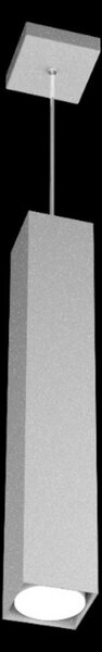 Lampadario moderno top light plate 1129 s50 gx53 led metallo sospensione - Top Light