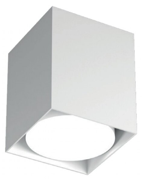 Plafoniera moderna top light plate 1129 pl10 gx53 led metallo lampada soffitto - Top Light
