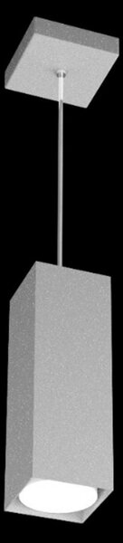 Lampadario moderno top light plate 1129 s25 gx53 led metallo sospensione - Top Light