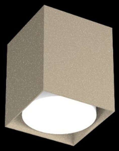 Plafoniera moderna top light plate 1129 pl10 gx53 led metallo lampada soffitto - Top Light
