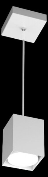 Lampadario moderno top light plate 1129 s10 gx53 led metallo sospensione - Top Light