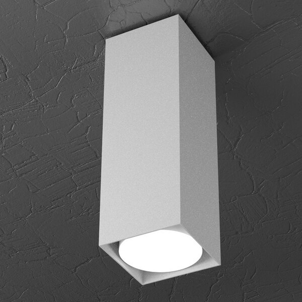 Plafoniera moderna top light plate 1129 pl25 gx53 led metallo lampada soffitto - Top Light