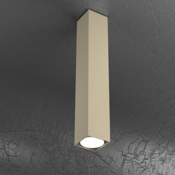 Plafoniera moderna top light plate 1129 pl50 gx53 led metallo lampada soffitto - Top Light