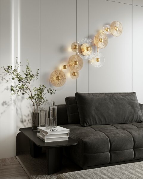 MAXLIGHT W0354 - Applique a LED ALLURE 10xLED/4,3W/230V oro