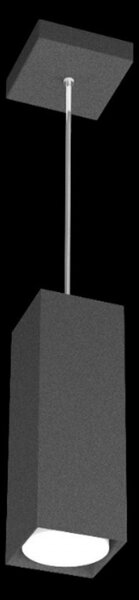 Lampadario moderno top light plate 1129 s25 gx53 led metallo sospensione - Top Light