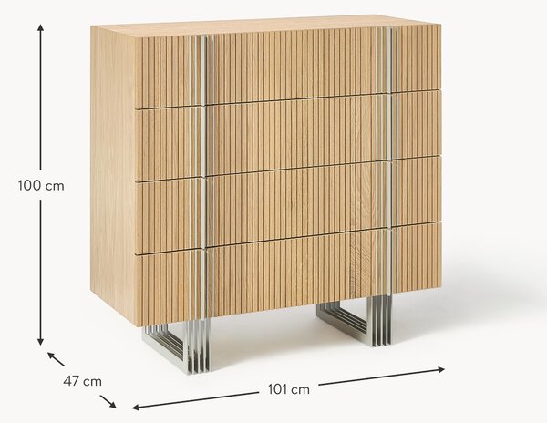 Cassettiera in legno Ross