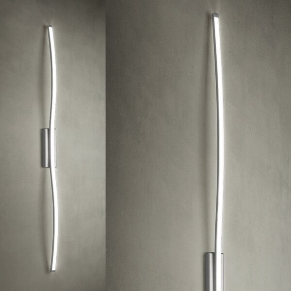 Plafoniera moderna fratelli braga scia 2127 pl1 led metallo lampada soffitto parete - Fratelli Braga