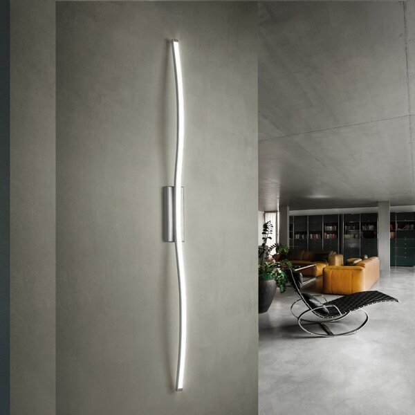Plafoniera moderna fratelli braga scia 2127 pl1 led metallo lampada soffitto parete - Fratelli Braga