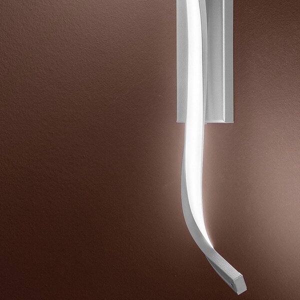 Applique moderna fratelli braga scia 2127 a1 led metallo lampada parete - Fratelli Braga
