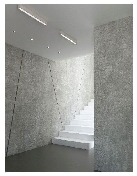 MAXLIGHT C0125 - Plafoniera LED LINEAR LED/36W/230V 113,5 cm bianco