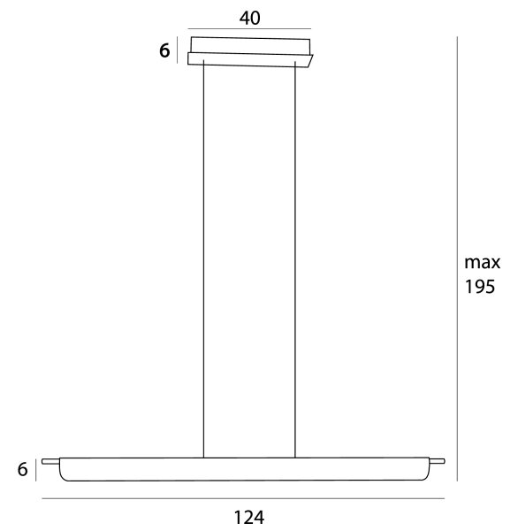 MAXLIGHT P0596 - Lampadario LED a sospensione su cavo JO-JO LED/40W/230V, dorato