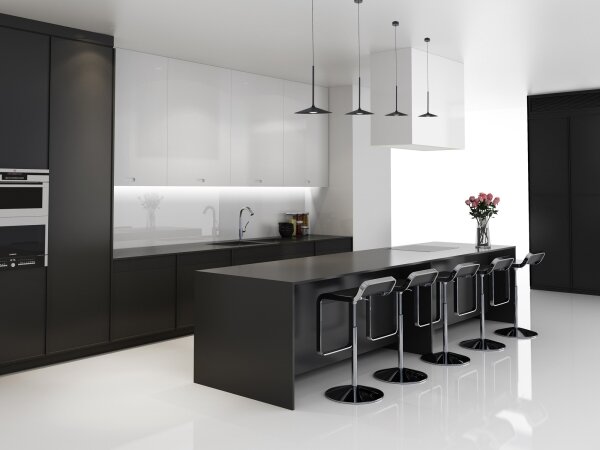 MAXLIGHT P0456 - Lampadario LED a sospensione con filo HANA LED/6W/230V diametro 17,5 cm nero