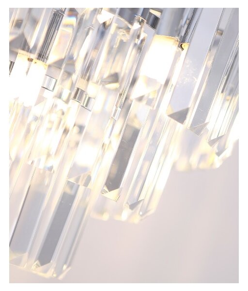 MAXLIGHT P0259 - Lampadario a sospensione con filo MONACO 9xG9/40W/230V diametro 42 cm cromo