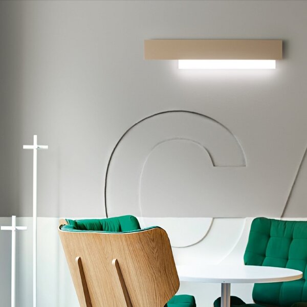 Applique moderno gea luce doha ag 25w led 220v alluminio metacrilato lampada parete - Gea Luce
