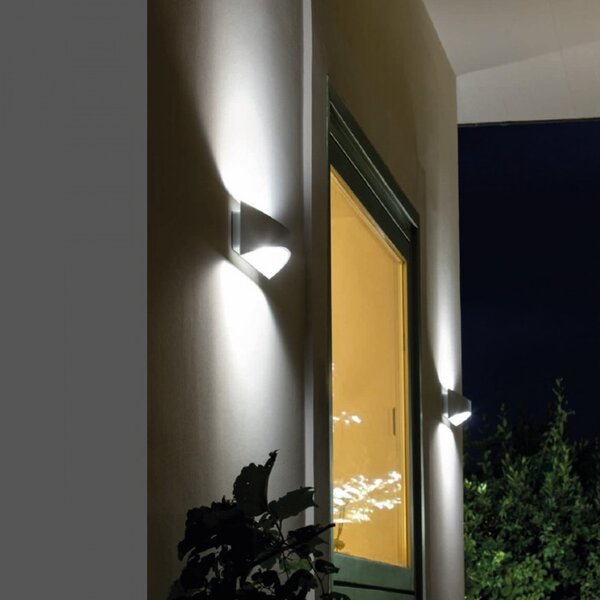 Applique moderno sovil illuminazione moon 99107 02 4000 led alluminio lampada parete - Sovil Illuminazione