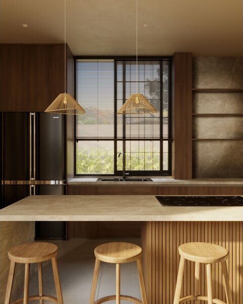 MAXLIGHT P0577 - Lampadario a sospensione con filo AMALFI 1xE27/15W/230V diametro 45 cm beige