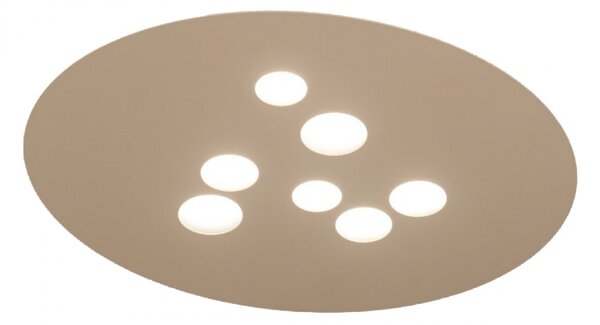 Plafoniera ge-luna pg gx53 led 72x60 alluminio metacrilato lampada soffitto moderno interno - Gea Luce