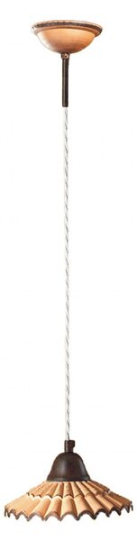 Lampadario rustico due p illuminazione vania sp e27 led ceramica sospensione - Due P Illuminazione