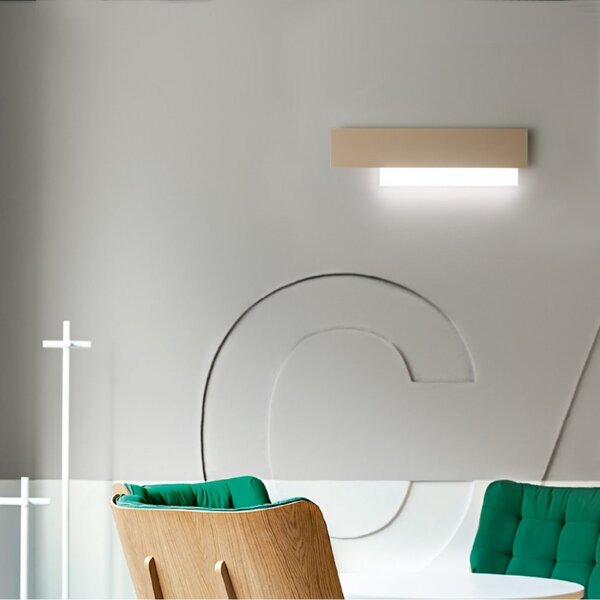 Applique moderno gea luce doha ap 15w led 220v alluminio metacrilato lampada parete - Gea Luce