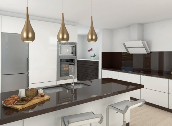 MAXLIGHT P0436 - Lampadario a sospensione con filo DROP 1xE27/40W/230V diametro 20 cm oro