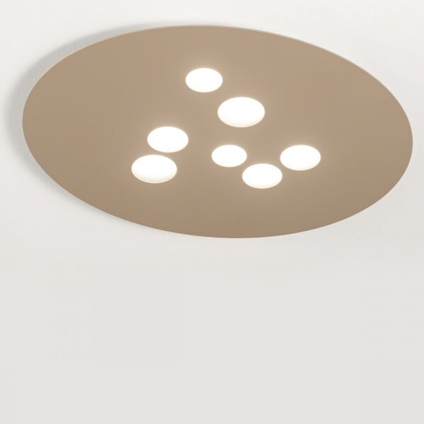 Plafoniera ge-luna pg gx53 led 72x60 alluminio metacrilato lampada soffitto moderno interno - Gea Luce