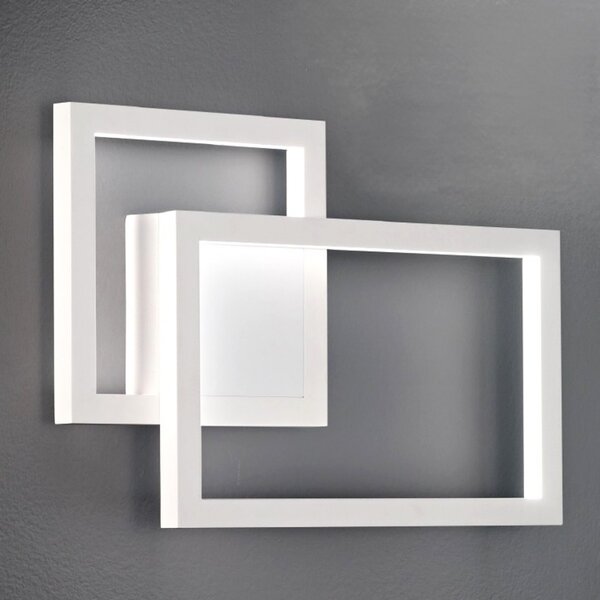 Applique moderno perenz cross 6598 b ctd led bianco dinamico lampada parete - Perenz