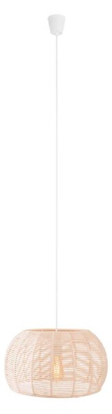 MAXLIGHT P0583 - Lampadario a sospensione con filo PRASLIN 1xE27/15W/230V diametro 39 cm beige