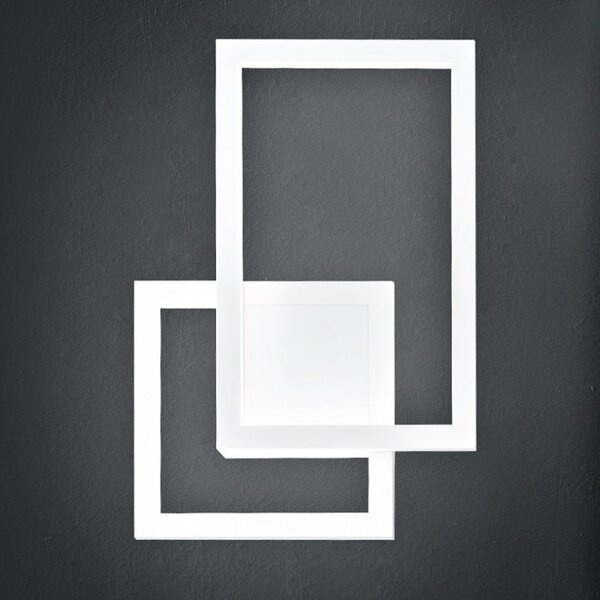 Applique moderno perenz cross 6598 b ctd led bianco dinamico lampada parete - Perenz