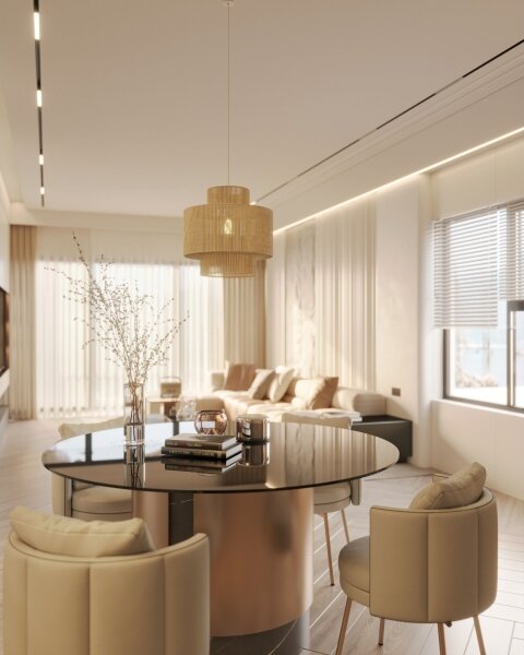 MAXLIGHT P0586 - Lampadario a sospensione con filo LABRIZ 1xE27/15W/230V diametro 35 cm beige