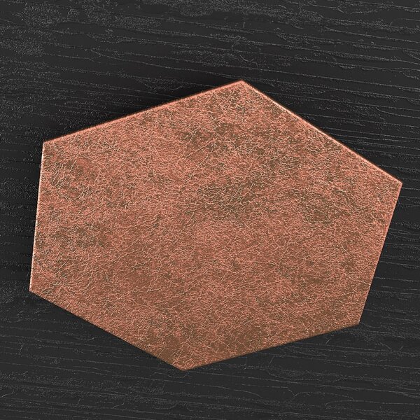 Applique moderno top light hexagon 1142 1d componente metallo parete soffitto - Top Light