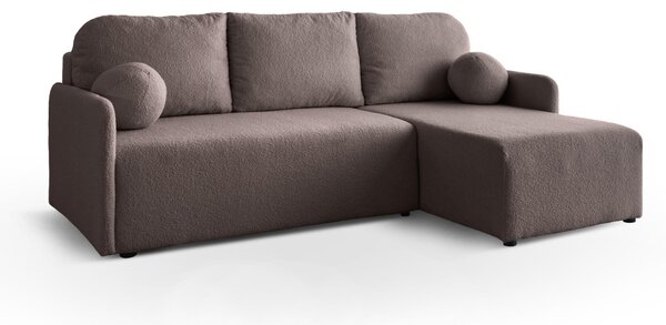Divano ad angolo CUDDLE con funzione letto e contenitore, Quelle 21
