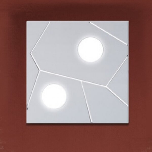 Applique moderna cattaneo street 873 30pa gx53 led metallo lampada parete soffitto - Cattaneo Illuminazione