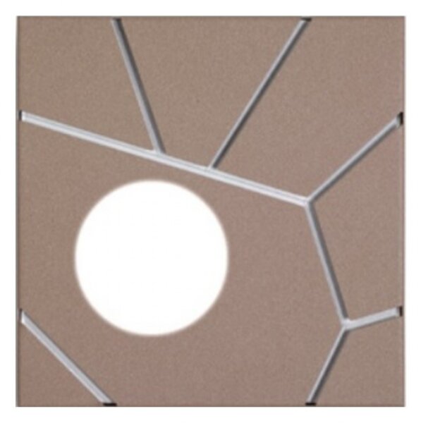 Applique moderno cattaneo street system 3 elementi 874/20c 873/20pa led 9w gx53 lampada parete soffitto metallo componibile - Cattaneo Illuminazione