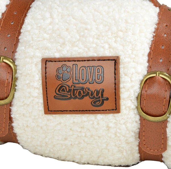 Coperta crema per cani 50x70 cm - Love Story
