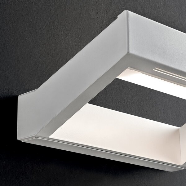 Outlet applique led illuminando achille g biemissione metallo - Lampadari Bartalini Outlet