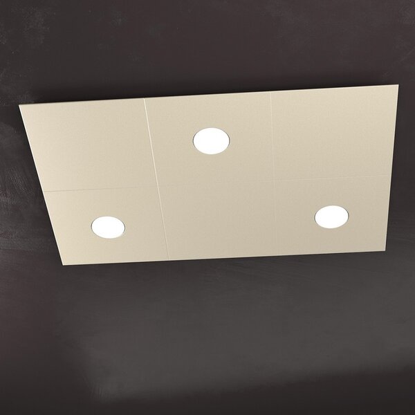 Plafoniera moderna top light eccentric 1156 3l3d gx53 led metallo lampada parete soffitto - Top Light