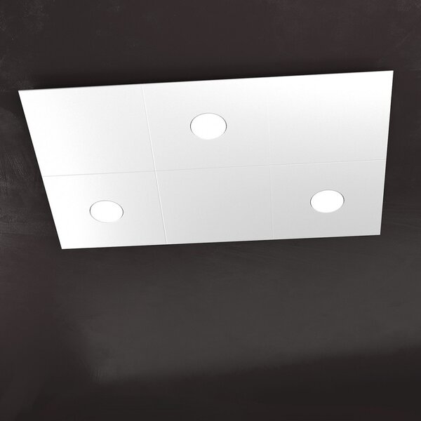 Plafoniera moderna top light eccentric 1156 3l3d gx53 led metallo lampada parete soffitto - Top Light