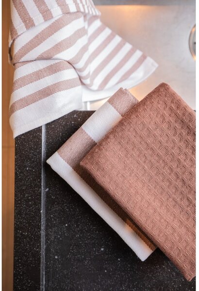 Set di strofinacci in cotone 3 pz 51x74 cm Marra – Tiseco Home Studio