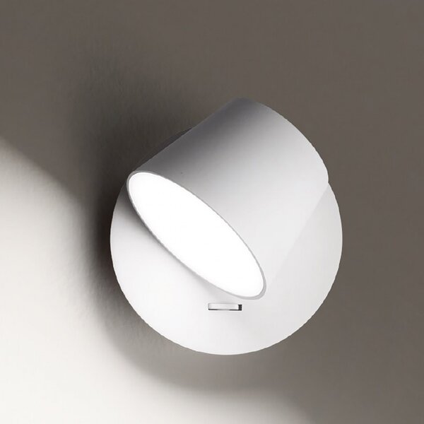 Applique moderno perenz konec 6628 b lc led lampada parete orientabile metallo interruttore - Perenz
